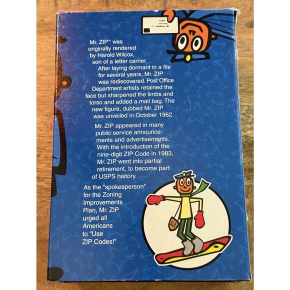 2003 Bosley Bobbers USPS MR. ZIP Mailman BOBBLEHEAD NEW Postal Novelty Advertise - Picture 3 of 7